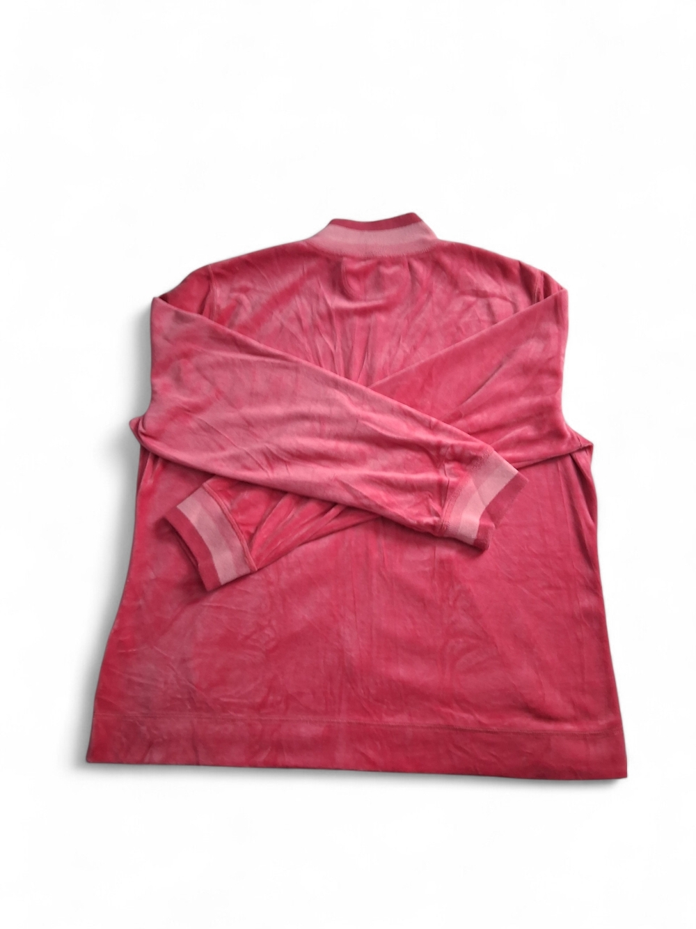 Vintage 1990s Jones New York Velour Tracksuit Womens Pants Large Jacket XL  Pink - Picture 5 of 11